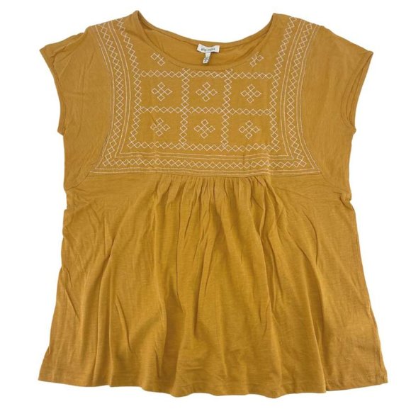 Ella Moss| Women's Short Sleeve T-Shirt | Yellow | Various Sizes - Picture 1 of 2